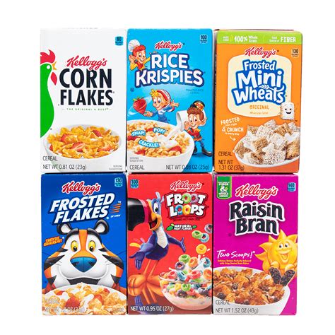 list of cereal boxes